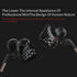 3.5mm 0.75mm 1BA 1DD Mp3 ASHATA Monitor Earbuds in Ear Monitor Headphones with Detachable Cable Right Angle Plug Pin