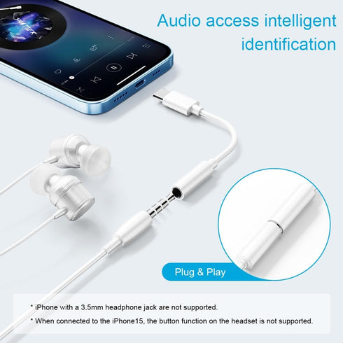 USB C to Headphone Jack, 2PCS Premium USB C to 3.5mm Audio Adapter, Compatible with Samsung S20/S20+/S20 Ultra, Pixel