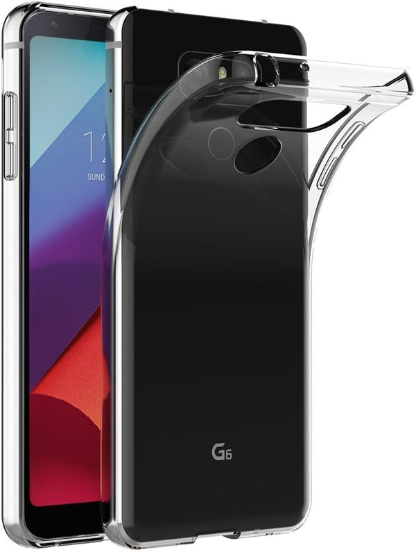 MaiJin Soft TPU Rubber Gel Bumper Case for LG G6 / G6 Plus (5.7 inch) Transparent Back Cover