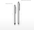 BoxWave Stylus Pen, EverTouch Capacitive Stylus Compatible with Kindle Paperwhite (1st Gen 2012) - Champagne Gold