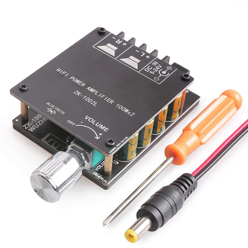 Bluetooth Amplifier Board, 100W+100W Peak Output Power, 2.0 Channel, BT 5.0 AMP Board for DIY Wireless Speakers
