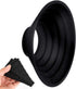 Lens Hood for Nikon Canon Pentax Sony, Anti-Glass Anti-Reflective Silicone Rubber Collapsible Hood (50mm)