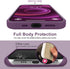 MOCCA iPhone 12 Pro Max Case 6.7 inch, Grape | Anti-Scratch Shockproof Protective Case with Ring Kickstand