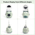 MUZIRI KINOKOO Fuji Mini Pal Camera Clear Case with Selfie Mirror - Hard PC Crystal Clear Protective Case for Instax