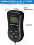 ZHIWHIS Mini Portable FM Radio, Stereo LCD Digital Display Pocket Walkmen Receiver with Earphone, AAA Battery Operated