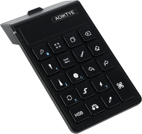 Procreate Keyboard for iPad/Tablet/Laptop/Smartphone, Procreate Accessories - 5.8 x 3.8 in (2nd Generation Black)