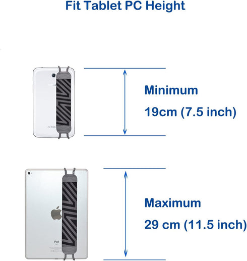 Universal Hand Strap Grip Holder for iPads and Tablets, Compatible with iPad Pro, Mini 6, Air 5, Samsung Galaxy Tab