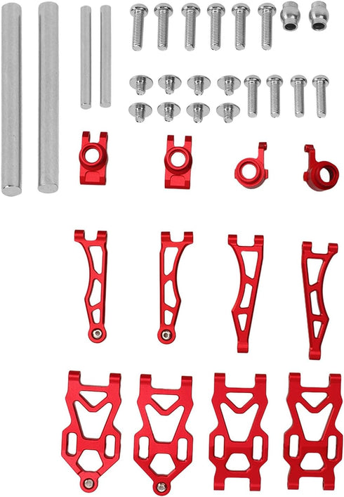 RiToEasysports 1/16 RC Suspension Arms, Precision Engineered Aluminum Alloy Upgrade Kit for Scale Remote Control Cars