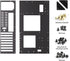 JOYJOM Open Air PC Case, PC Test Bench PC Case, ATX Open Frame Computer Case, DIY PC Rack for ATX MATX ITX Motherboards