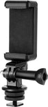 NEEWER Phone Holder / Hot Shoe Mount Adapter Kit for GoPro Hero, DJI OSMO, iPhone13 Pro Max, DSLR
