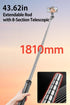 irianu 71" 360 Selfie Stick, Phone Tripod Stand Rotation with Detachable Phone Holder & Wireless Remote, Compatible