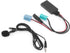 Bluetooth Audio Adapter, DC12V 6Pin AUX-in Adapter with Microphone, ABS Fit for Renault Clio/Espace/Megane