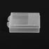 Taidda Battery Holder Case, Sturdy 10Pcs Clear Plastic Dampproof Storage Box for Digital Camera