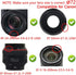 72mm Lens Cap Cover for Canon R3 R5 kit RF 24-240mm, NIKKOR 18-200mm Lens (2 Pack)