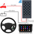 Hikity Universal Wireless Bluetooth Steering Wheel Controller for Car Stereo, Hands-Free Call/Music/Video, Easy