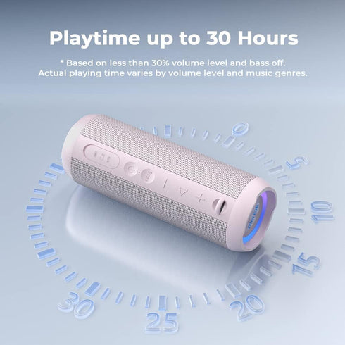 RIENOK 30W Portable Bluetooth Speaker, True Wireless Stereo HD Sound, IPX7 Waterproof for Outdoor Sport & Home Party