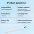 Generic Active Stylus Pen for Touchscreen Devices Universal Capacitive Pen with LED Battery Display, No Bluetooth