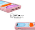 WeLoveCase iPhone 11 Wallet Case for Women, Men Defender Credit Card Holder Cover with Hidden Mirror, Shockproof