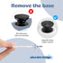 Frosted Magnetic Base for PopSocket Phone Grips Holder, Removable Stand for iPhone 15/14/13/12 Compatible