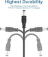 VWEICYY 2 1 2 2.1 5.5MM PCS to Way DC Power Splitter, DC Splitter, * Power Splitter for CCTV Security Camera LED Strips
