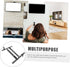 Angoily Heavy Duty Metal Speaker Mount Bracket - Easy Install TV Stand Accessory