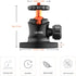 UURIG BH07 Magnetic Camera Mount with 360° Ball Head, Magnetic Base Stand for GoPro, Action Cameras