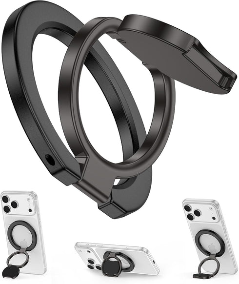 REPIND Magnetic Phone Ring Holder for MagSafe Dual-Side 360 Rotation Strong Magnet Finger