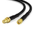 Superbat SMA Coaxial Extension Cable (2-Pack) - 15ft SMA Male to Female Bulkhead Mount for WiFi Router