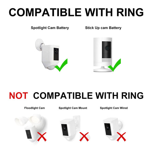 Power Charge Cable Compatible with Stick Up Cam Battery and Spotlight Cam Battery, 10ft Charge Cord to Power Security Camera Continuously, White
