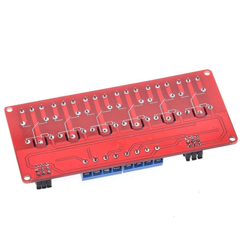 Relay Module with Optocoupler - High/Low Level Trigger for Arduino (5V Relay, 6 Channel)