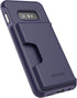 ENCASED Galaxy S10e Wallet Case, Protective Cover with Card Holder (Purple)
