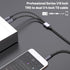 MOSWAG 3.5mm TRS to Double 6.35mm TS Mono Y-Cable, 6.6FT Splitter Cable Compatible with Phone, iPod, Laptop