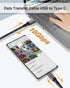USB A to USB C Cable 2-Pack, 3.3ft, 60W 3A Fast Charging & Data Transfer for Samsung Galaxy S23/S22/S21/S10, iPad, SSD.