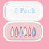 Wilbeva 6 Pack Replacement Pencil Tips with Case for Apple iPad 2nd /