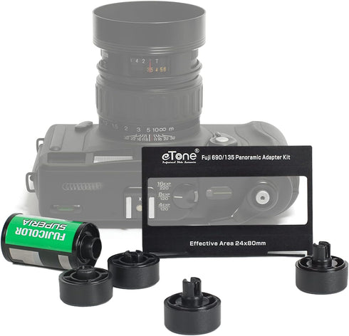 eTone Adapter Kit for Fujifilm 690 6x9 Camera to 135 Medium Format Panorama Photo