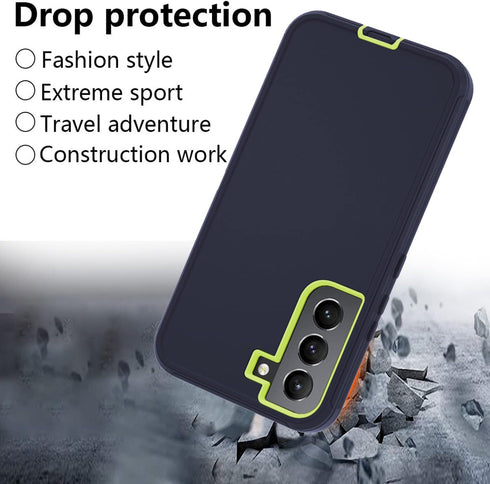 Samsung Galaxy S22 5G Case, Heavy Duty Military Grade Protective Shockproof Dropproof Dust-Proof Case