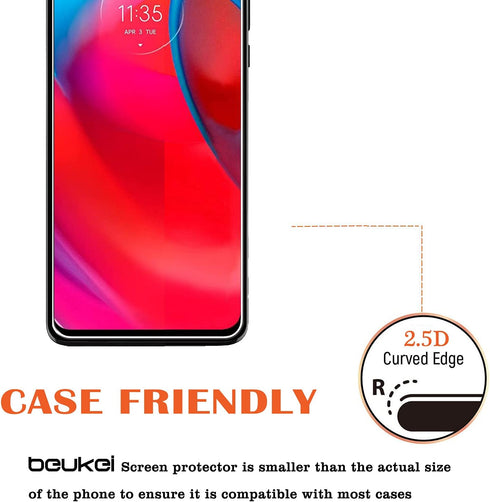 (4 Pack) Screen Protector for Motorola Moto G Stylus 5G/2021, Tempered Glass, Touch Sensitive, Case Friendly, 9H