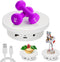 Motorized Rotating Display Stand 5.1in/11lbs, Cup Display Turner, 360 Photography Turntable for