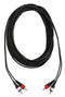 Rockville RCDR25B 25 Ft Dual RCA to Dual RCA Cable, 100% Copper,