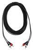 Rockville RCDR25B 25 Ft Dual RCA to Dual RCA Cable, 100% Copper,
