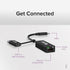 Plugable 2.5GB USB Ethernet Adapter for Laptop, 2-in-1 USB-C and USB Compatible, RJ45 2.5 Gigabit LAN