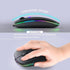 Wireless Bluetooth Mouse, Portable Silent Mouse (Bluetooth 5.2 & USB Receiver) for Laptop/Desktop/Tablet, Black