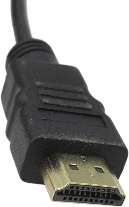 BLUE ELF 6ft/1.8m 1080P HDMI to VGA Adapter Cable Gold-Plated HDMI Male to VGA Male Active Video Converter Cord