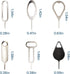 MMOBIEL 16 x Universal SIM Card Removal Tool SIM Ejector Pin Compatible with All Smartphones - iPhone, Samsung, Xiaomi