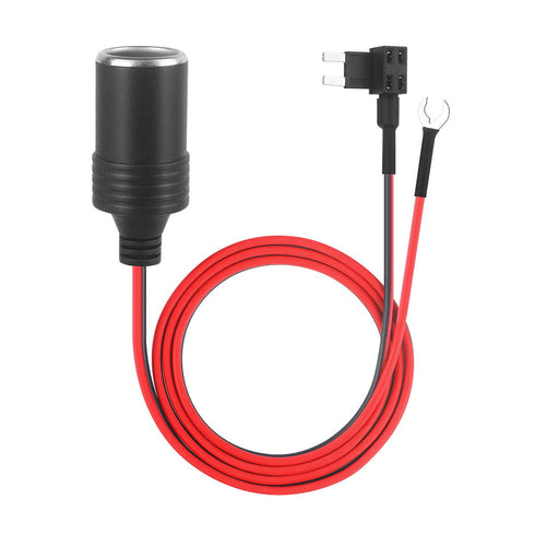 Car Cigarette Lighter, Jtron 1 Set 1m Car Cigarette Lighter Adapter Add-a-Circuit TAP Adapter Lead 1.0mm (18WAG) Cable