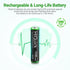 HiQuick 8 Charger,1.2V 1100mAh 16 Pack Rechargeable AAA Batteries with Bay Battery Low Self-Discharge Ni-MH AAA