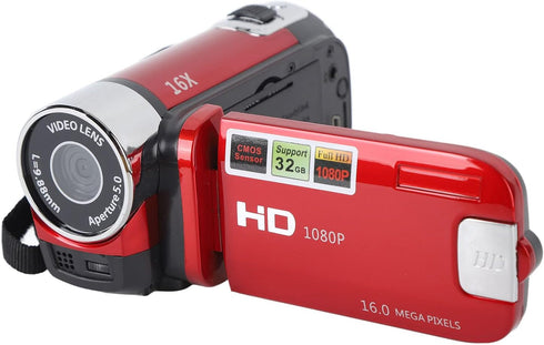 FOSA 1080P HD Camera Camcorder, 16MP DV Camera 16x Digital Zoom Video Camera,