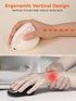 DAREU Hands,2.4GHz Strain,3 Ergonomic Vertical Wireless Mouse for Small / BT Optical Vertical Mice with Ergo Design
