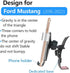LUNQIN Car Phone Holder for 2015-2023 Ford Mustang, Auto Accessories Navigation Bracket, Mobile Cell Phone Mount