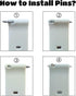 ECSEM Bands Compatible with Letscom ID205L, ID205U, ID205S, ID205G, Umidigi Uwatch 3, 9 Pack Soft Silicone Bands